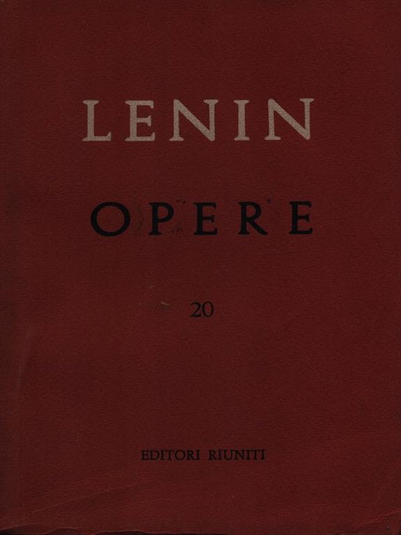 Opere vol. 20 | Immagine Gallery 2