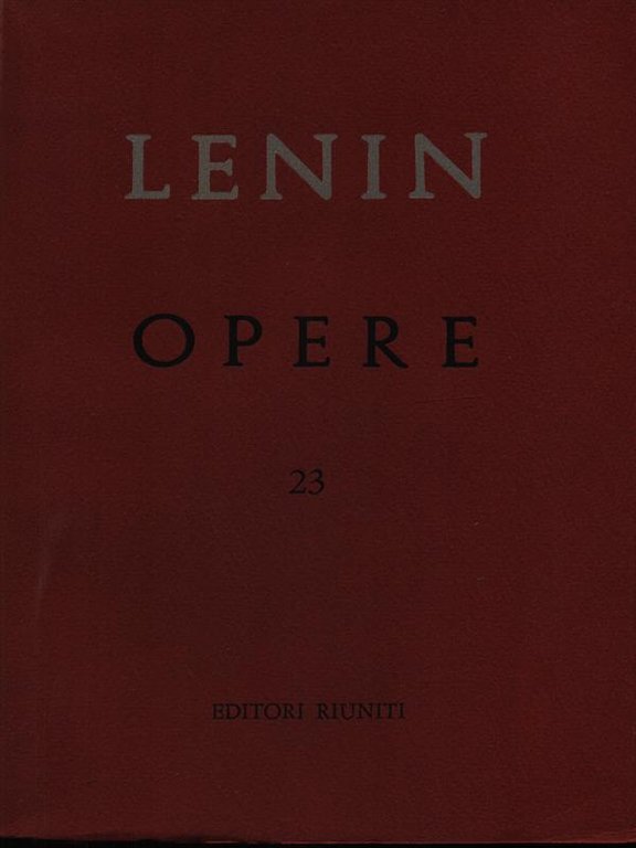 Opere vol. 23