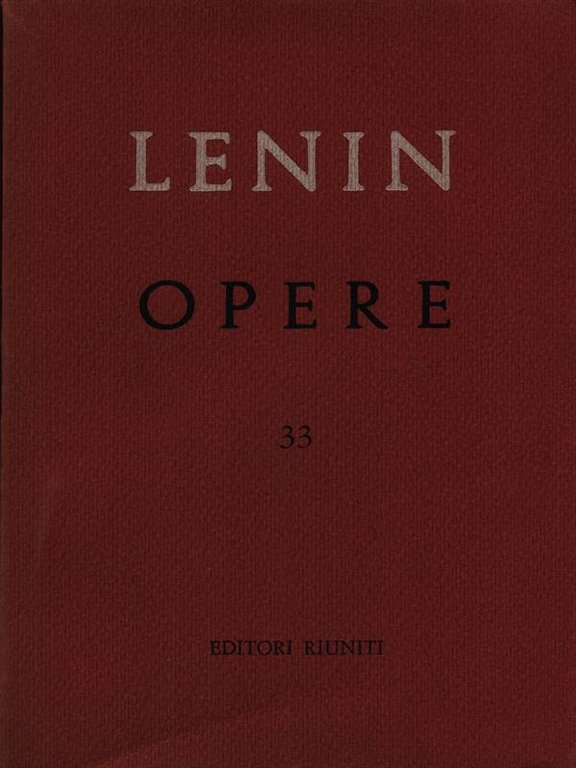 Opere vol. 33