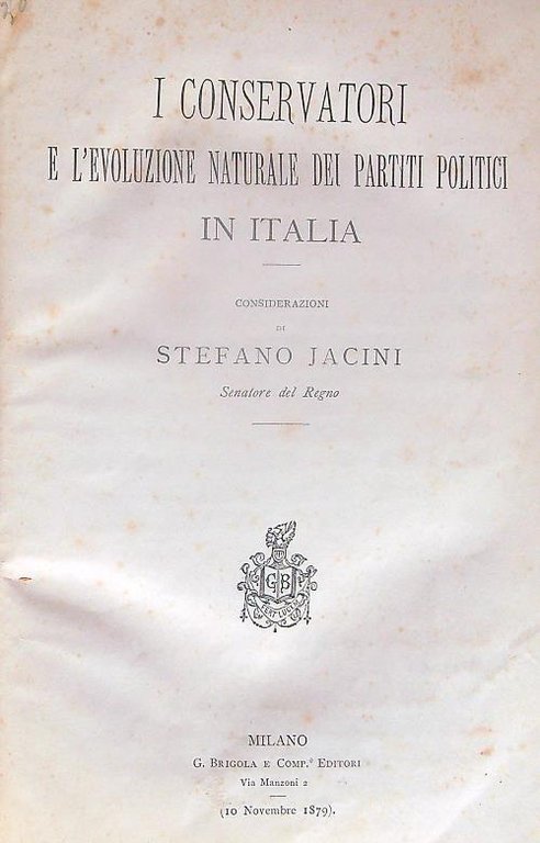 Opuscoli Politici. Volume composto da 5 opere
