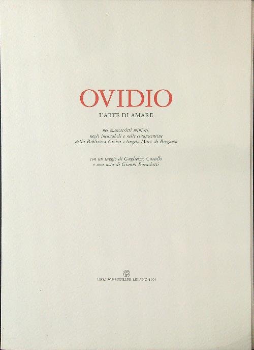 Ovidio L'arte di amare | Immagine Gallery 2