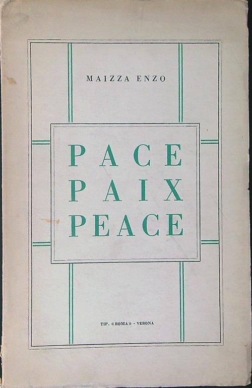 Pace Paix Peace