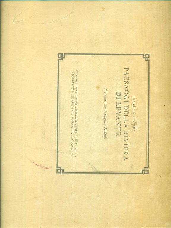 Paesaggi della Riviera di Levante