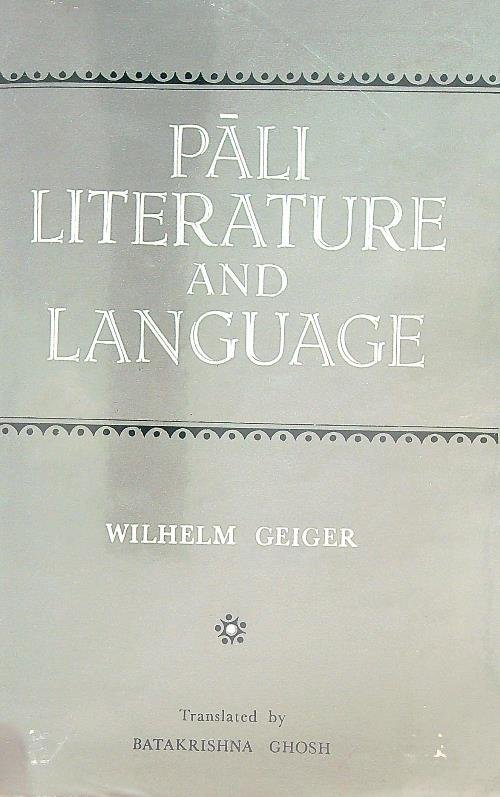 Pali Literature And Language
