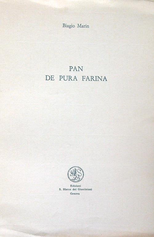 Pan de pura farina