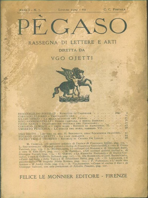 Pegaso n. 7/luglio 1929