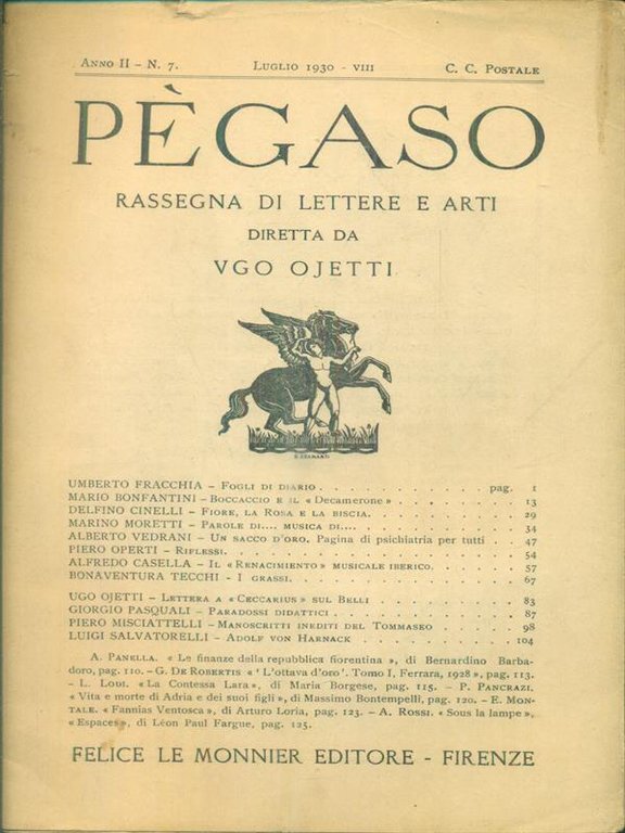 Pegaso n. 7/luglio 1930
