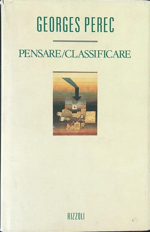 Pensare/classificare