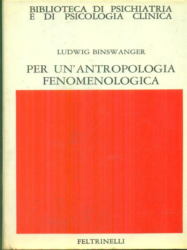 Per un'antropologia fenomenologica