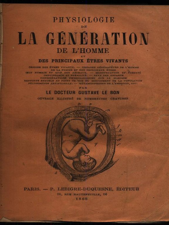 Physiologue de la generation de l'homme