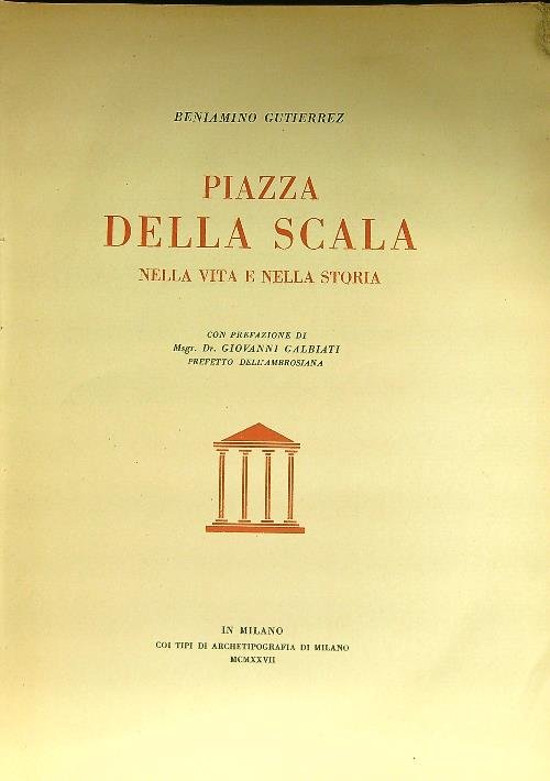Piazza della Scala - autografato