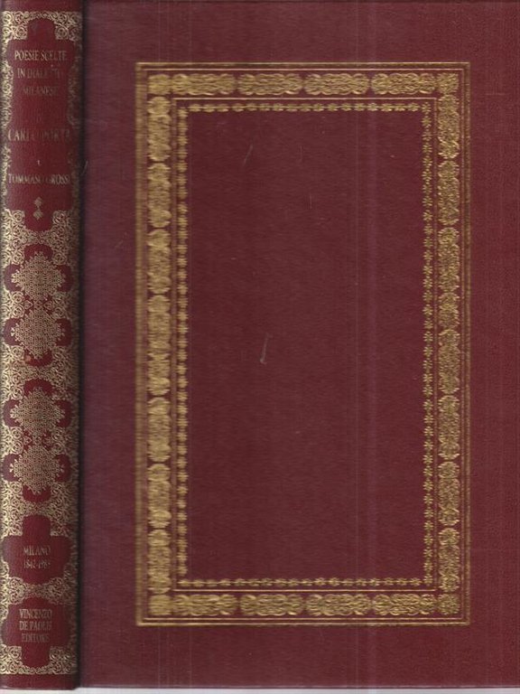 Poesie Scelte in Dialetto Milanese di Carlo Porta e Tommaso …