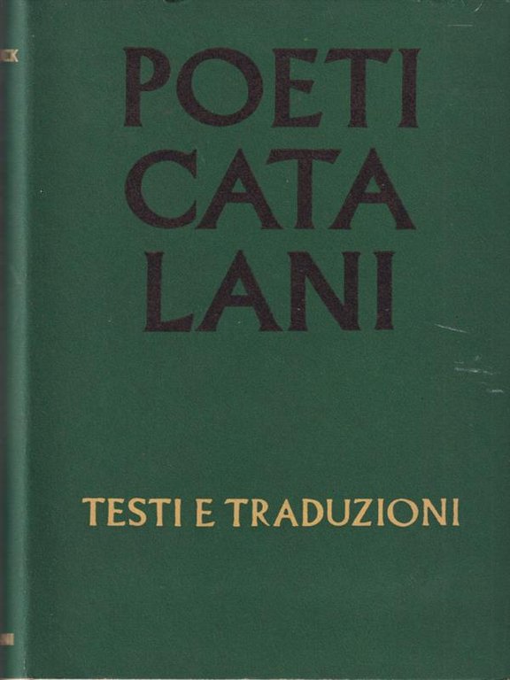 Poeti catalani. Testi e traduzioni