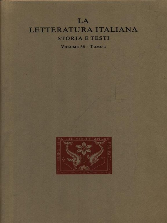 Poeti minori dell'ottocento tomo I