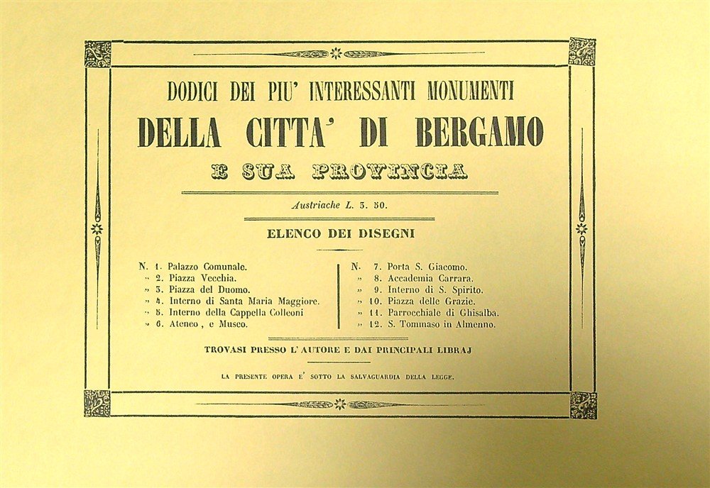 Principali monumenti della città e provincia di Bergamo | Immagine principale