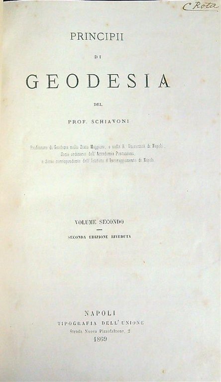 Principii di Geodesia vol 2