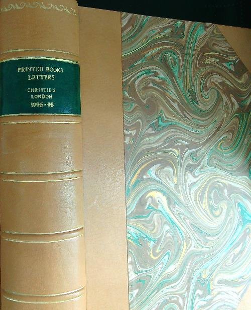 Printed Books letters Christie's London 1996 - 98