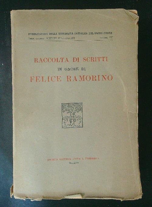 Raccolta di scritti in onore di Felice Ramorino - DA …