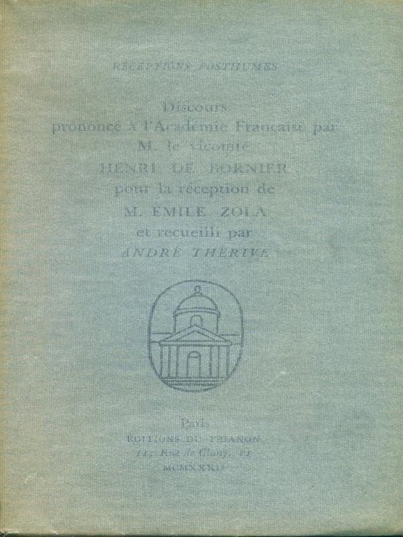 Receptions de Emile Zola