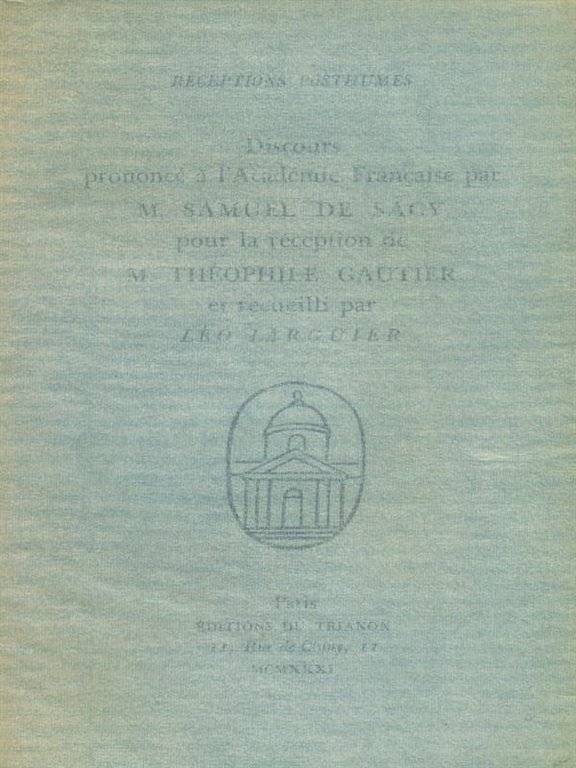 Receptions de Gautier