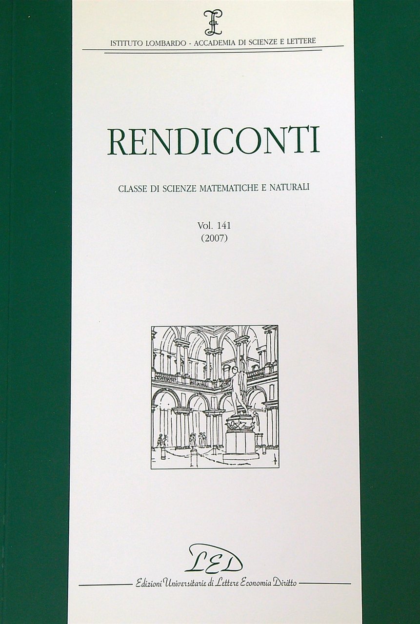 Rendiconti 141/2007 | Immagine principale