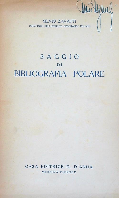Saggio di bibliografia polare