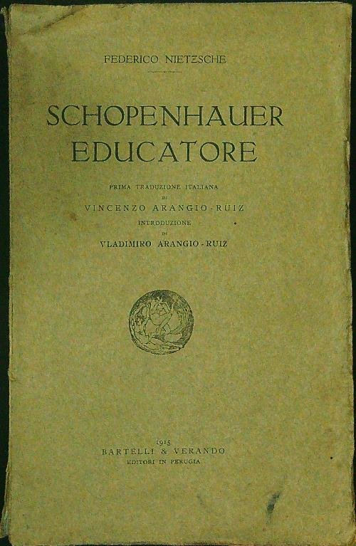 Schopenhauer educatore