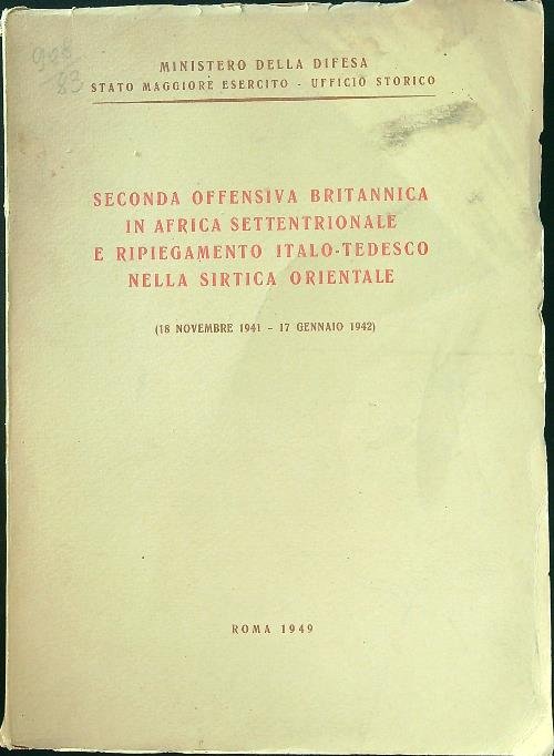 Seconda offensiva Britannica in Africa Settentrionale