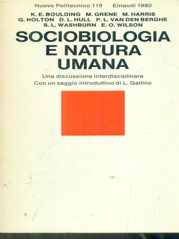 Sociologia e natura umana