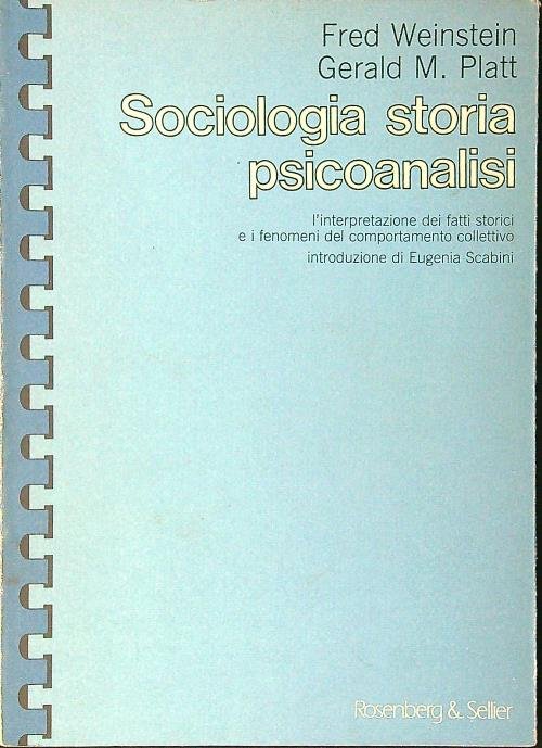 Sociologia, Storia, Psicoanalisi