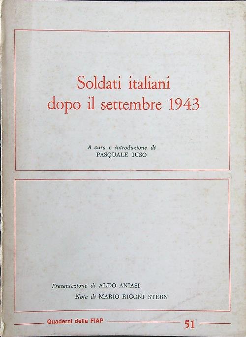 Soldati italiani dopo il settembre 1943 | Immagine principale