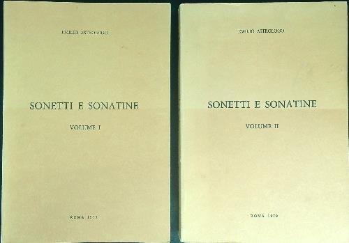 Sonetti e sonatine 2 vv
