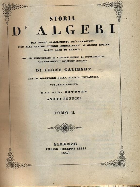Storia d'Algeri 2vv
