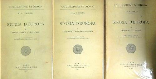 Storia d'Europa. 3vv
