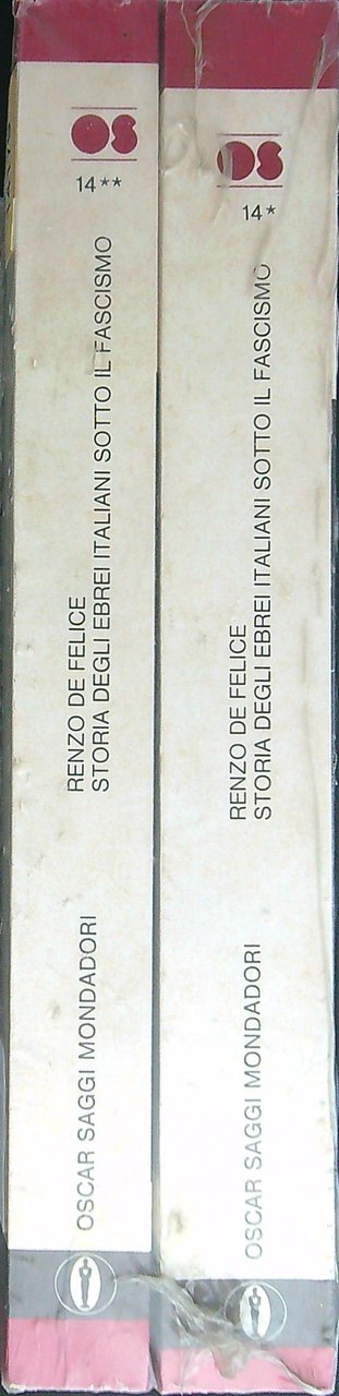Storia degli ebrei italiani sotto il fascismo 2 vv