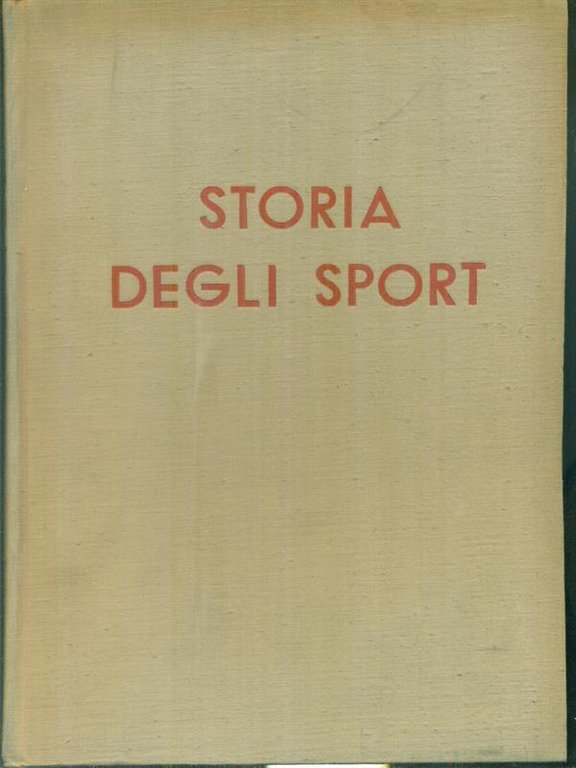 Storia degli sport 3vv