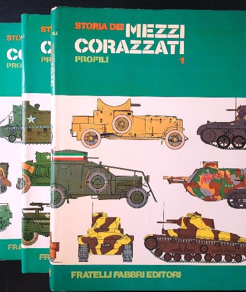 Storia dei mezzi corazzati 3 voll. profili