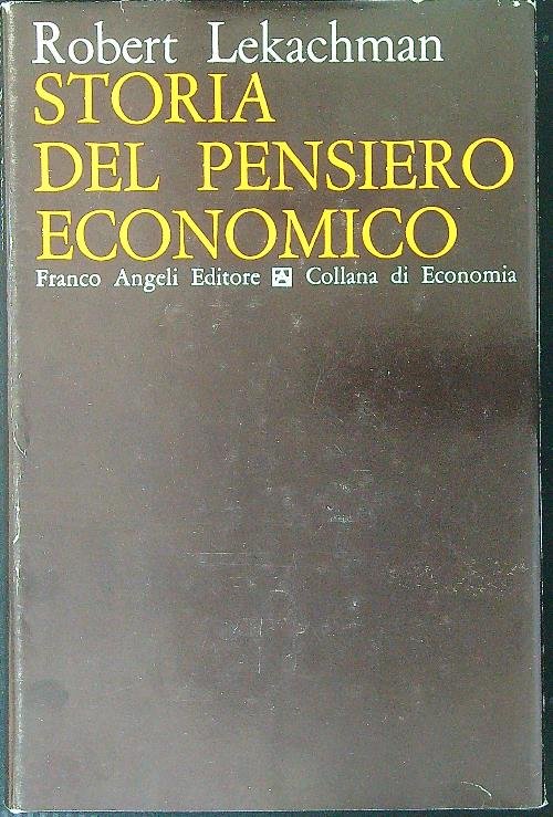 Storia del pensiero economico