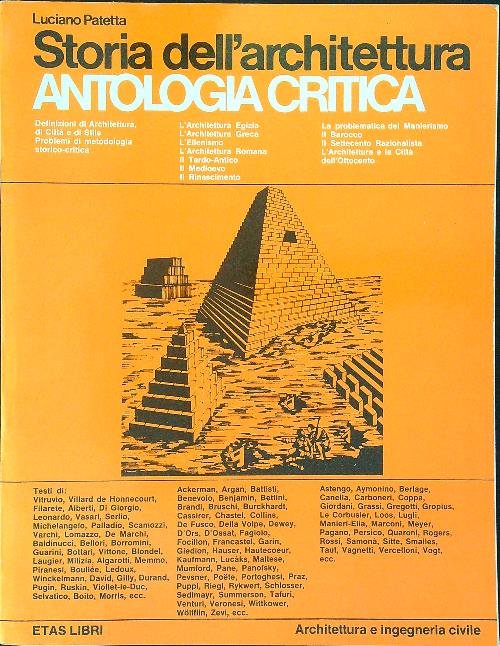 Storia dell'architettura Antologia critica
