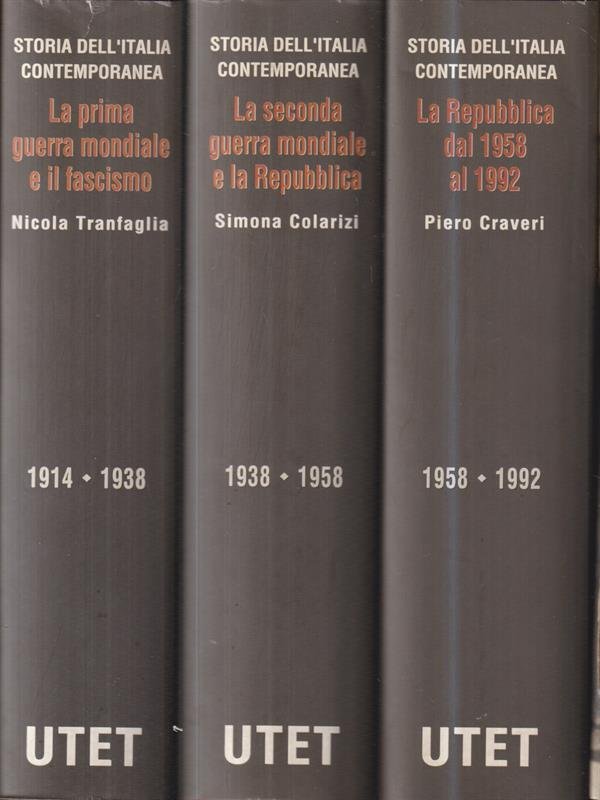 Storia dell'Italia contemporanea 3 voll. | Immagine principale