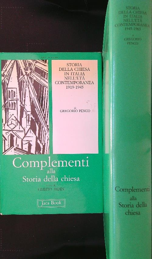 Storia della chiesa in Italia nell'eta' contemporanea 2 voll.