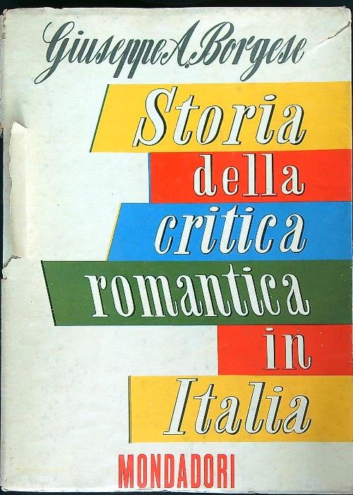 Storia della critica romantica in Italia