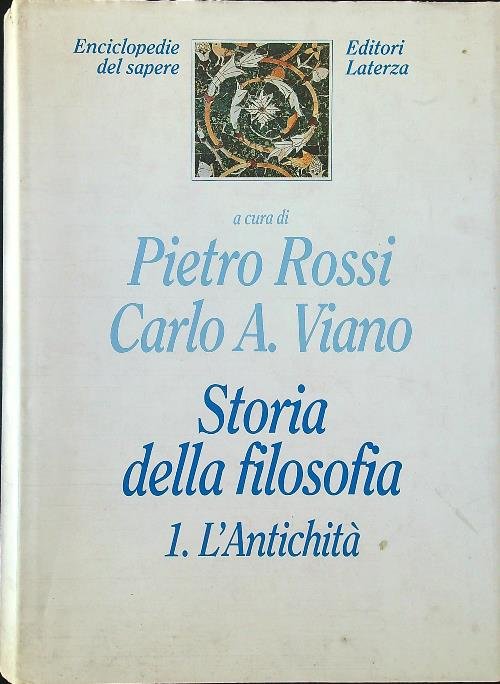 Storia della filosofia vol. 1: L'antichita'