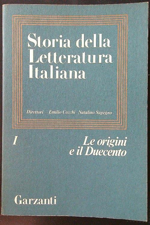 Storia della letteratura italiana 9 voll.