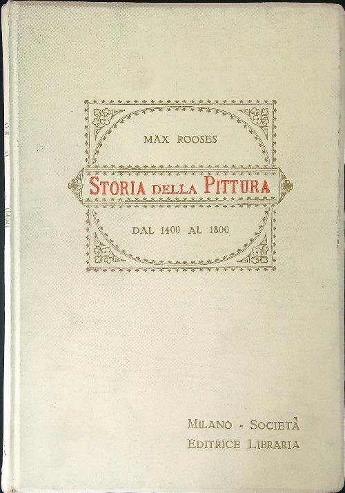 Storia della pittura dal 1400 al 1800