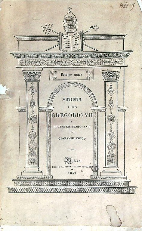 Storia di Papa Gregorio VII e de' suoi contemporanei