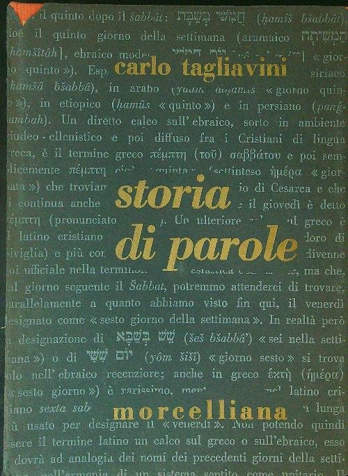 Storia di parole