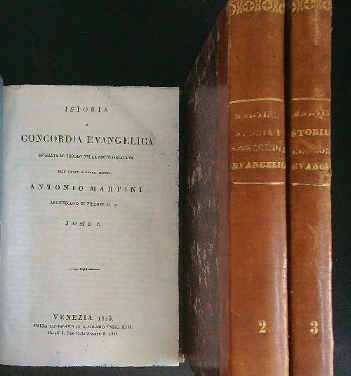 Storia e concordia Evangelica 3 vv