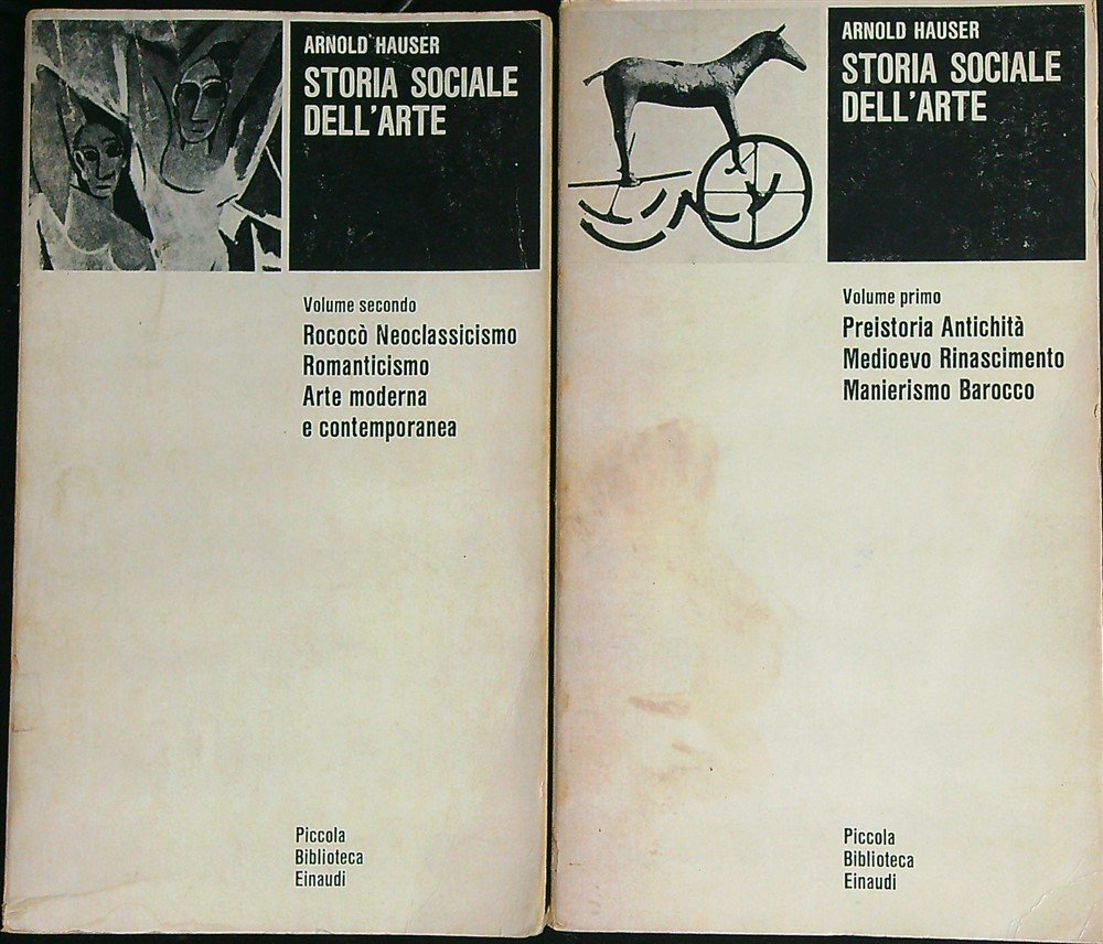 Storia sociale dell'arte 2VV | Immagine principale