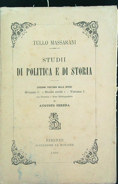 Studii di politica e di storia